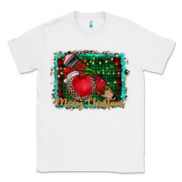 White merry Christmas teacher Classic Tee - CowhideDigitalArt