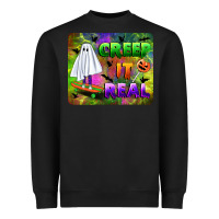 Black creep it real mousepad Heavyweight Sweatshirt - BundleAndBundleShop