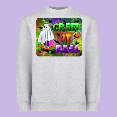 Creep It Real Mousepad Heavyweight Sweatshirt Designed By Bundleandbundleshop