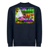 Navy creep it real mousepad Heavyweight Sweatshirt - BundleAndBundleShop