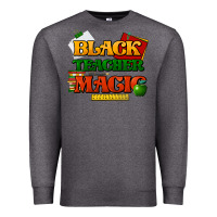 Charcoal Heather Black Teacher magic Premium Sweatshirt - HowdyJamesFarm