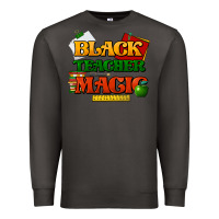 Smoke Black Teacher magic Premium Sweatshirt - HowdyJamesFarm