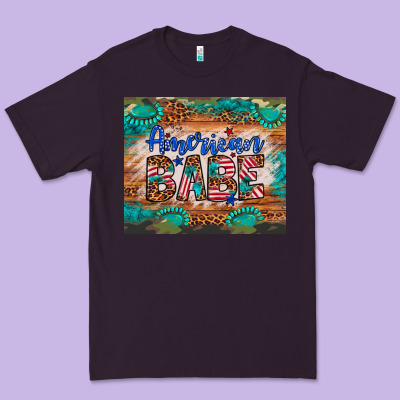 American Babe Premium Tee Designed By Artiststas