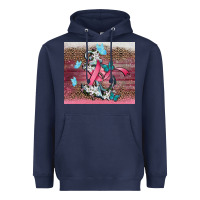 Navy cancer awareness anchor Heavyweight Hoodie - CowGirlArtShop
