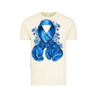 Vintage Arctic Blue ribbon with boxing gloves Vintage Tee - NancyCooperArtShop