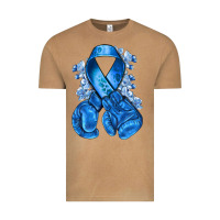 Vintage Camel Blue ribbon with boxing gloves Vintage Tee - NancyCooperArtShop