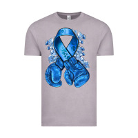 Vintage Zinc Blue ribbon with boxing gloves Vintage Tee - NancyCooperArtShop