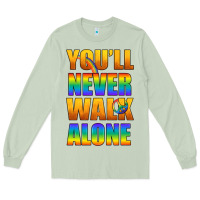 Matcha Lgbtq You'll Never Walk Alone With Peace Long Sleeve Tee - BundleAndBundleShop