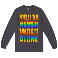 Smoke Lgbtq You'll Never Walk Alone With Peace Long Sleeve Tee - BundleAndBundleShop