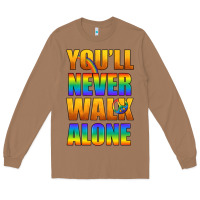 Toasted Coconut Lgbtq You'll Never Walk Alone With Peace Long Sleeve Tee - BundleAndBundleShop