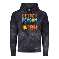 Cloud Black i'm better person when i'm tan Vintage Hoodie - MaliasSmallBusiness