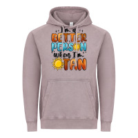 Vintage Zinc i'm better person when i'm tan Vintage Hoodie - MaliasSmallBusiness