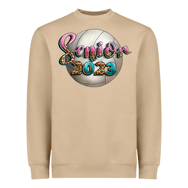 Volleyball Senior 2023 Heavyweight Sweatshirt by BundleAndBundleShop | Teevron