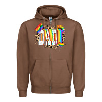 Chestnut Dad Pride Zipper Hoodie - NancyCooperArtShop