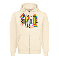 Sandshell Dad Pride Zipper Hoodie - NancyCooperArtShop
