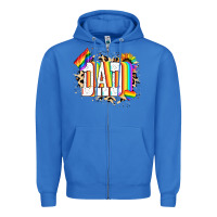 True Royal Dad Pride Zipper Hoodie - NancyCooperArtShop