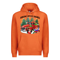 Carrot hanging with my gnomies Premium Hoodie - CowGirlArtShop