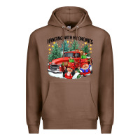 Chestnut hanging with my gnomies Premium Hoodie - CowGirlArtShop