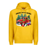 Lemon hanging with my gnomies Premium Hoodie - CowGirlArtShop