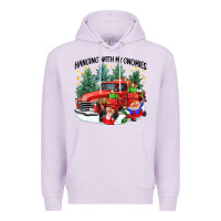 Lilac hanging with my gnomies Premium Hoodie - CowGirlArtShop