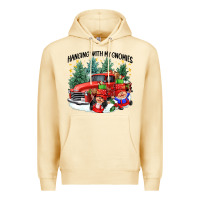 Pina Colada hanging with my gnomies Premium Hoodie - CowGirlArtShop