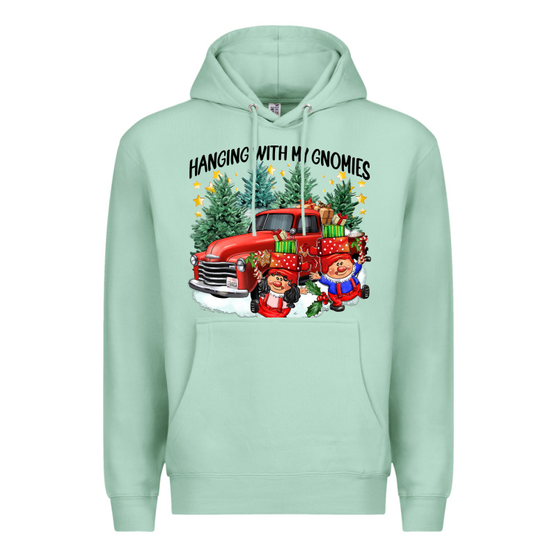 Hanging With My Gnomies Premium Hoodie by CowGirlArtShop | Teevron