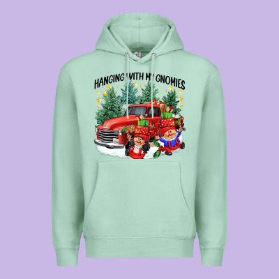 Hanging With My Gnomies Premium Hoodie Designed By Cowgirlartshop