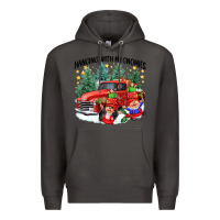 Smoke hanging with my gnomies Premium Hoodie - CowGirlArtShop