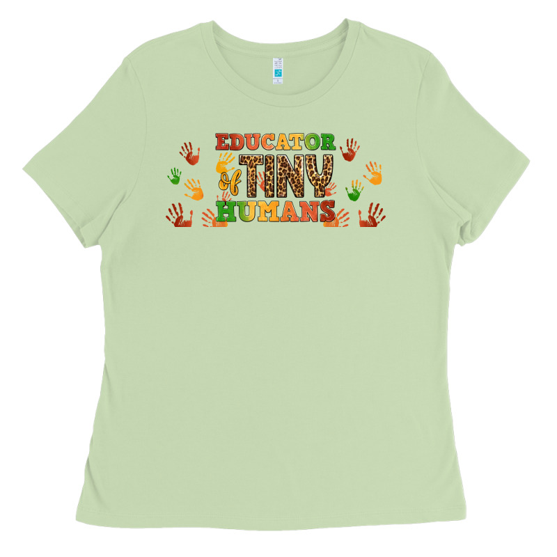 Educator Of Tiny Humans Libbey Glass Ladies Tee by BundleAndBundleShop | Teevron