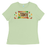 Matcha educator of tiny humans libbey glass Ladies Tee - BundleAndBundleShop