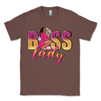 Chestnut boss lady afro woman Classic Tee - NancyCooperArtShop