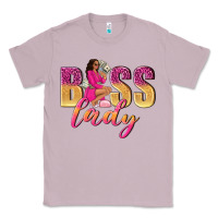 Lilac boss lady afro woman Classic Tee - NancyCooperArtShop