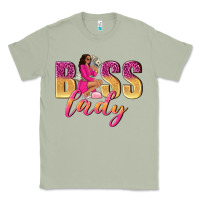 Matcha boss lady afro woman Classic Tee - NancyCooperArtShop