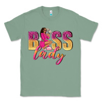 Sage boss lady afro woman Classic Tee - NancyCooperArtShop