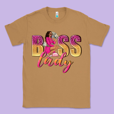 Boss Lady Afro Woman Classic Tee Designed By Nancycooperartshop
