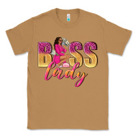 Toasted Coconut boss lady afro woman Classic Tee - NancyCooperArtShop