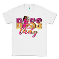 White boss lady afro woman Classic Tee - NancyCooperArtShop