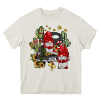 Cream farm truck,noel gnome Heavy Core Tee - JahusDesignShop