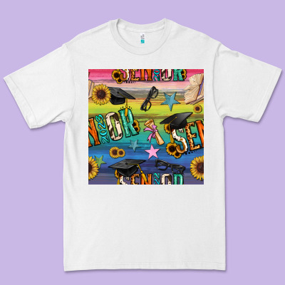 Graduation Seamless Pattern Premium Tee Designed By Bundleandbundleshop