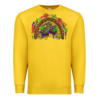 Lemon Mardi Gras rainbow Premium Sweatshirt - HowdyJamesFarm