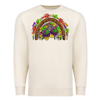Sandshell Mardi Gras rainbow Premium Sweatshirt - HowdyJamesFarm