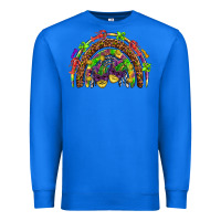 True Royal Mardi Gras rainbow Premium Sweatshirt - HowdyJamesFarm
