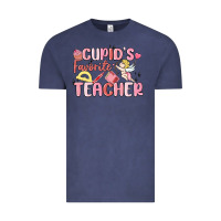 Vintage Denim cupid's favorite teacher Vintage Tee - MaliasSmallBusiness