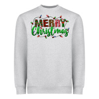 Heather Grey merry christmas Heavyweight Sweatshirt - BundleAndBundleShop