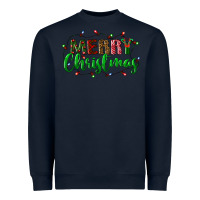 Navy merry christmas Heavyweight Sweatshirt - BundleAndBundleShop