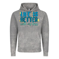 Cloud Rock life is better with my boys Vintage Hoodie - MaliasSmallBusiness