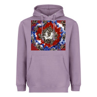 Lavender patriotic tie dye Heavyweight Hoodie - CowGirlArtShop