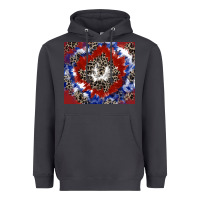 Smoke patriotic tie dye Heavyweight Hoodie - CowGirlArtShop
