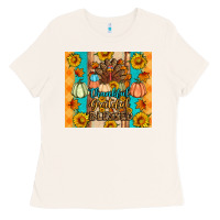Bone Thankful grateful blessed Ladies Tee - Artiststas