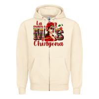Sandshell La mama mos Chingona Zipper Hoodie - NancyCooperArtShop